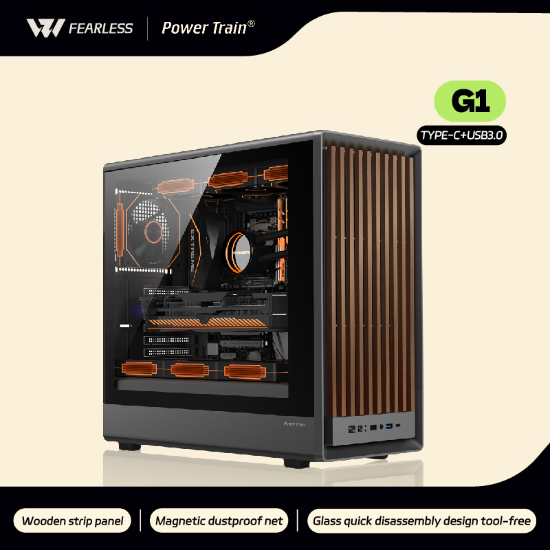 Retro Gaming Pc Case - Корпус для ПК Power Train Zhenjie