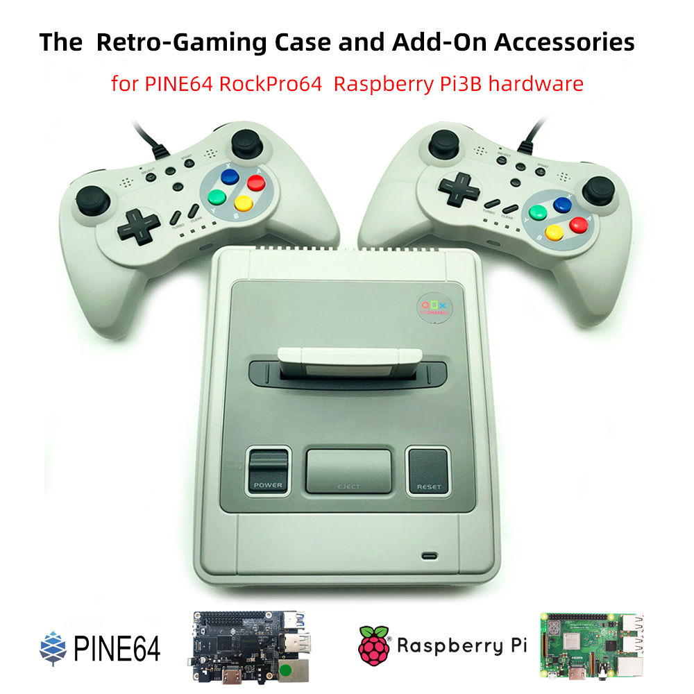 Retro Gaming On Raspberry Pi - Игровой чехол в стиле ретро Famicom,