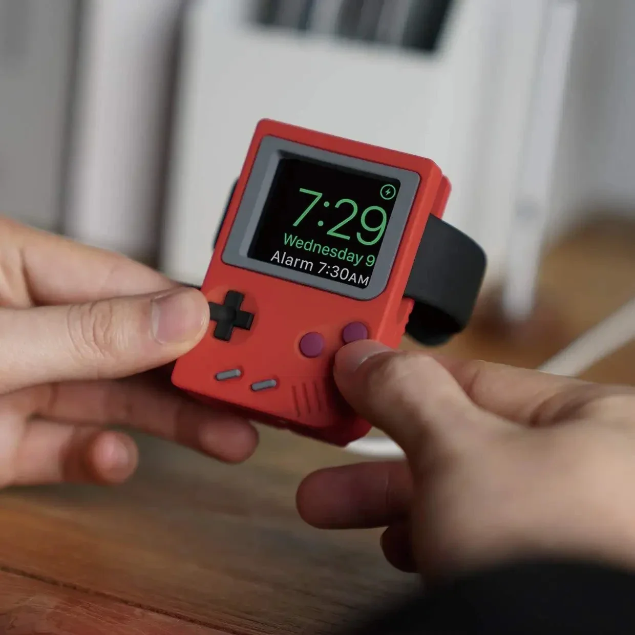 Retro Gaming Handhelds - Силиконовая подставка для зарядного устройства Apple