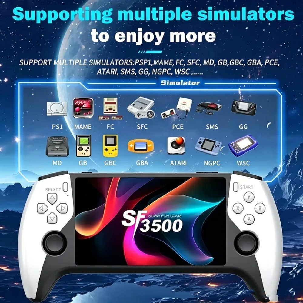 Retro Gaming Console - Портативная игровая консоль SF3500 5 дюймов