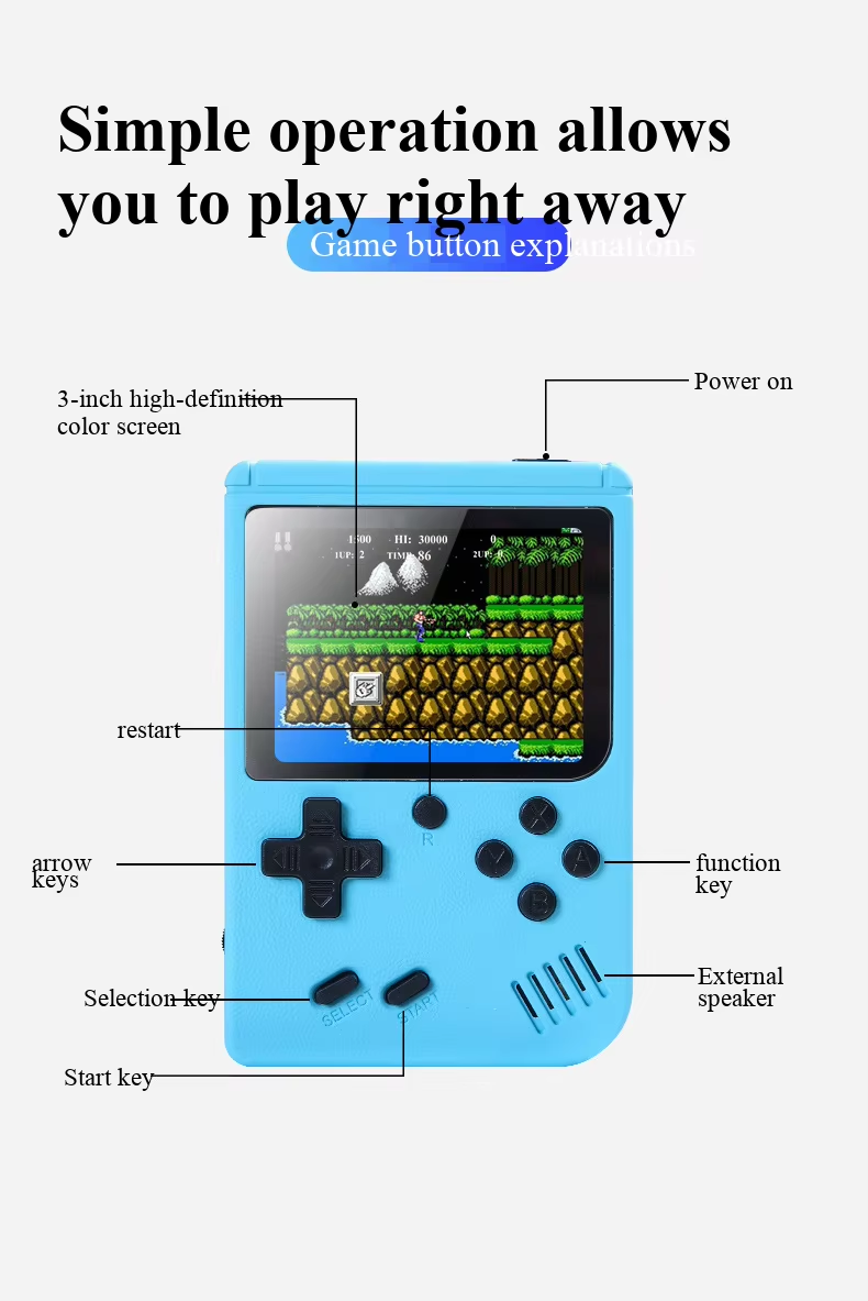 Портативная игровая консоль 40 – обзор и цена Retro Gaming Console Lego