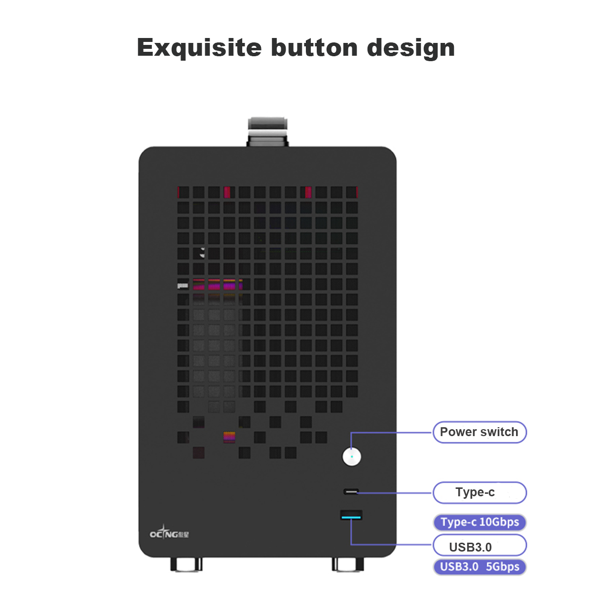 Корпус для ПК OCNG Weijie PRO, – обзор и цена Retro Gaming Pc Case